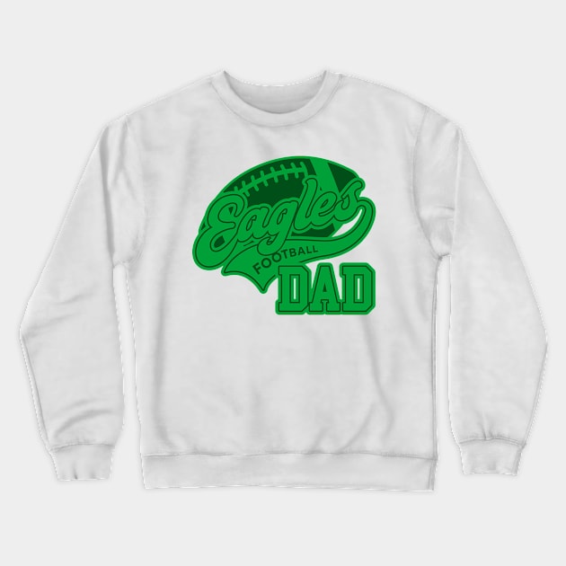 Eagles-Football Crewneck Sweatshirt by wfmacawrub